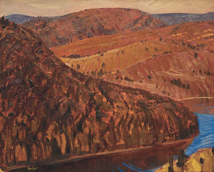 Artwork by Charles Fraser Comfort,  Above Eagle Lake