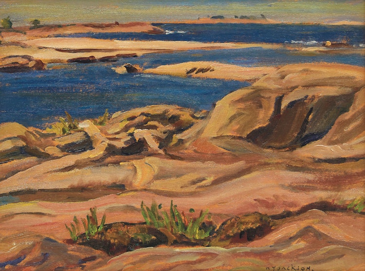 Artwork by Alexander Young Jackson, South Pine from Split Rock