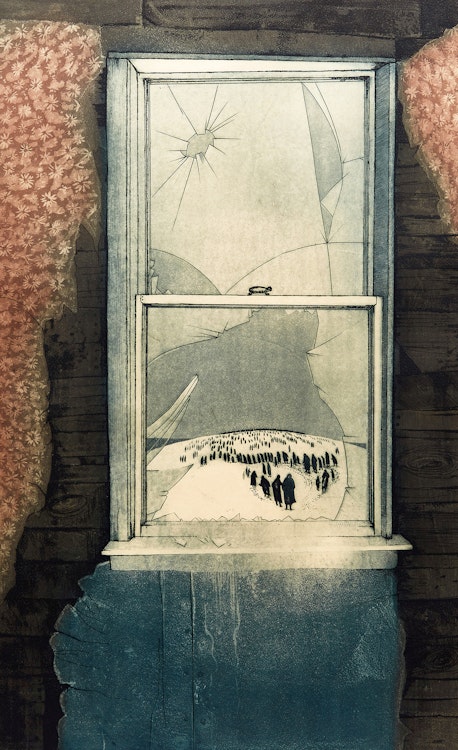 Artwork by David Lloyd Blackwood, Gram Glover’s Dream