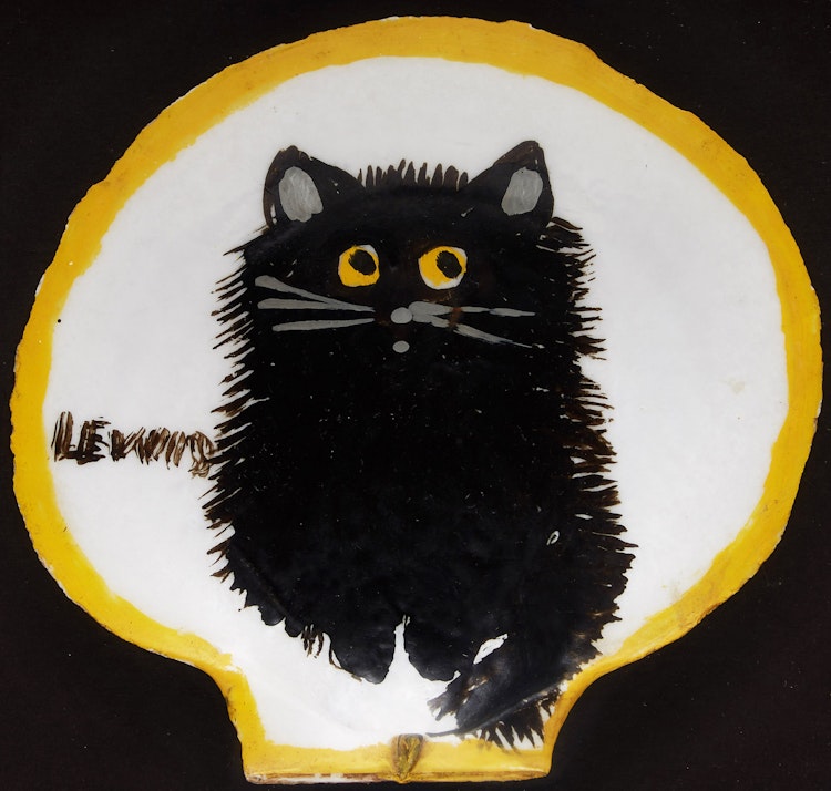 Artwork by Maud Lewis,  The Black Cat