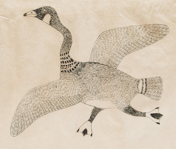 Artwork by Lukta Qiatsuk, Goose