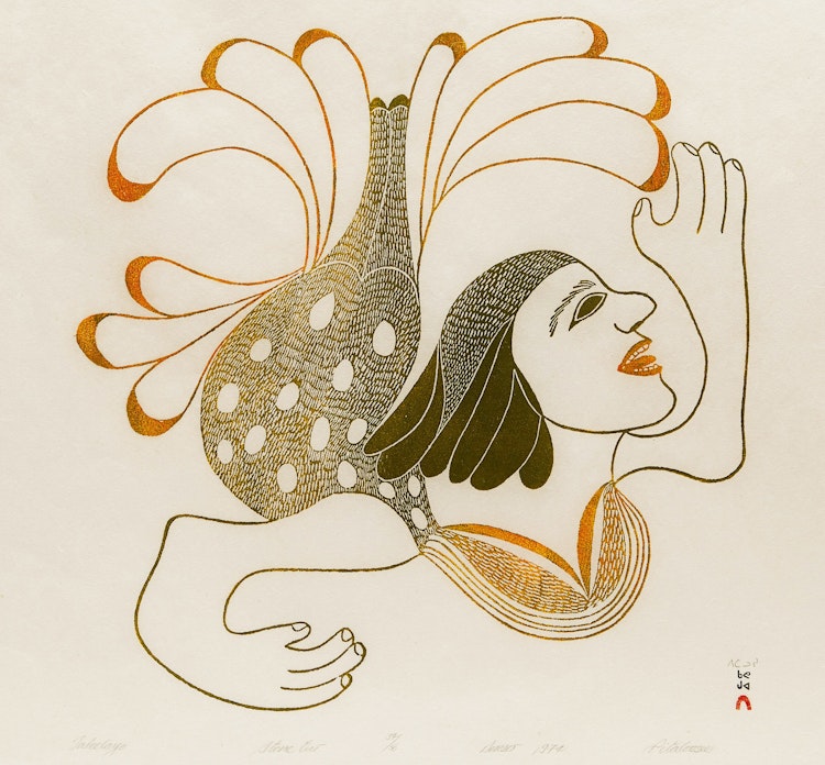 Artwork by Pitaloosie Saila, Taleelayo