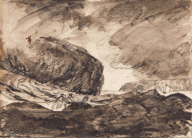 Artwork by Homer Ransford Watson, Shoreline Landscape