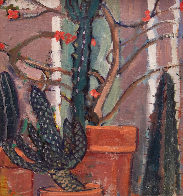 Artwork by Nora Frances Elisabeth Collyer, Still Life with Cactus