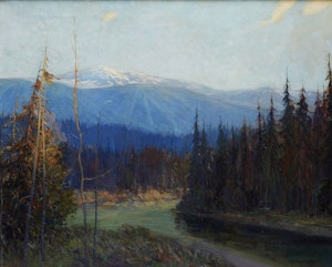 Artwork by James Henderson, Meeting of Two Rivers