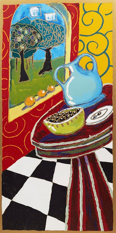 Artwork by Alison Goodwin, Olives