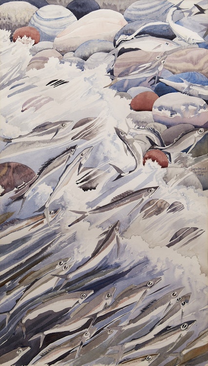 Artwork by Diana Dabinett, Caplin Spawn