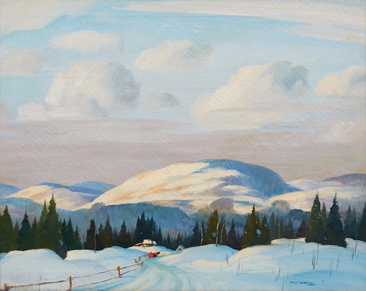 Artwork by Graham Noble Norwell, Untitled (Winter Landscape)