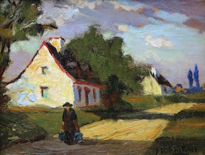 Artwork by John Young Johnstone, Côte de Beaupré