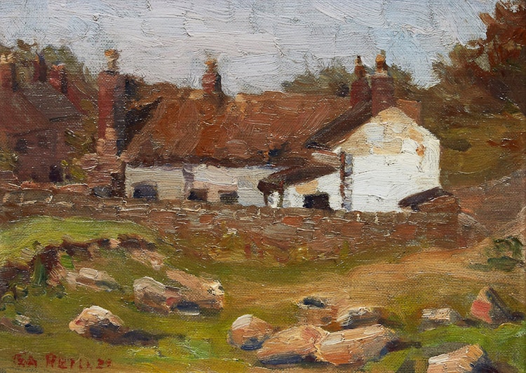 Artwork by George Agnew Reid,  Homestead