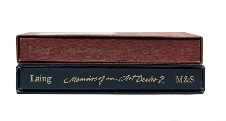 Artwork by G. Blair Laing, Memoirs of an Art Dealer, volumes 1 and 2