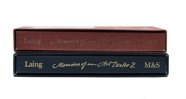 Artwork by G. Blair Laing,  Memoirs of an Art Dealer, volumes 1 and 2