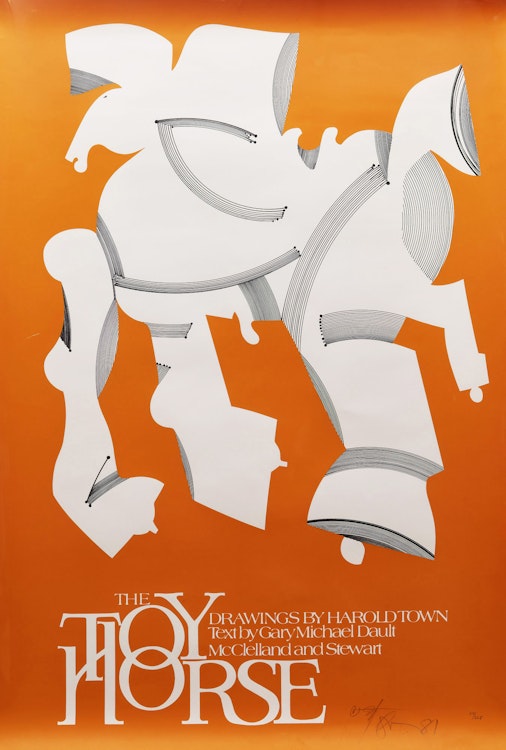 Artwork by Harold Barling Town, The Toy Horse Publication Poster