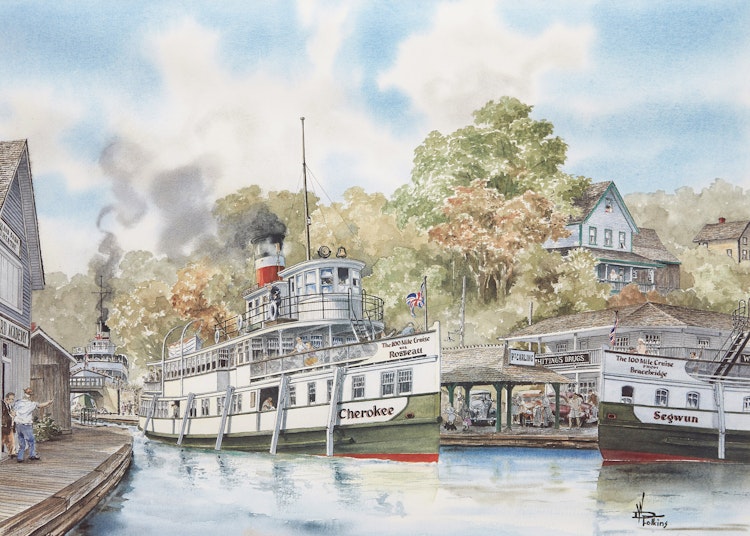 Artwork by Wentworth  Folkins,  The 100 Mile Cruise