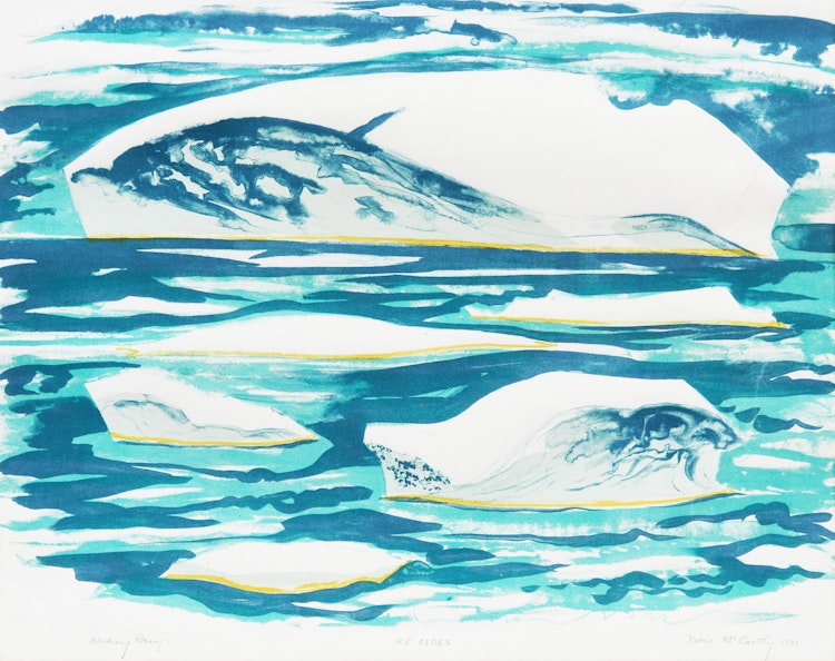 Artwork by Doris Jean McCarthy,  Ice Floes