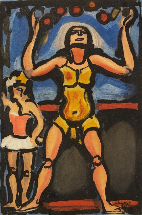 Artwork by Georges Rouault, Jongleur