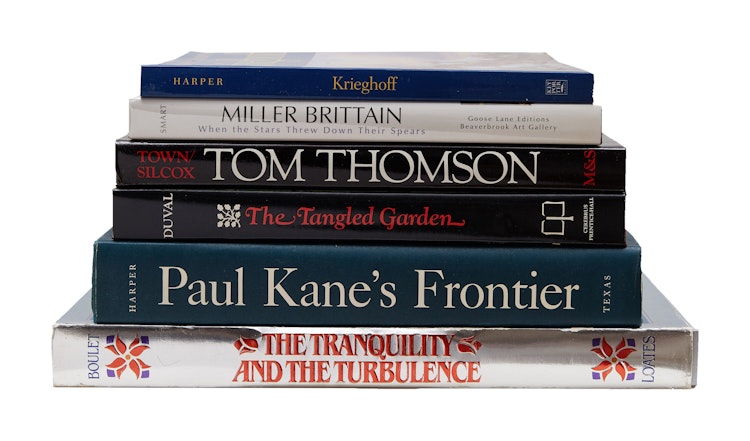 Artwork by Books and Reference, Selection of Books on Historical Canadian Art