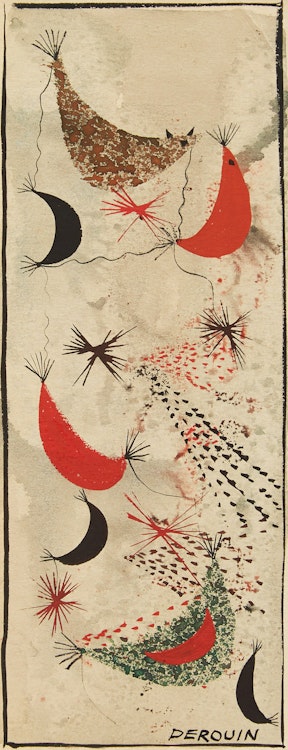 Artwork by René Derouin, Untitled (Abstraction)