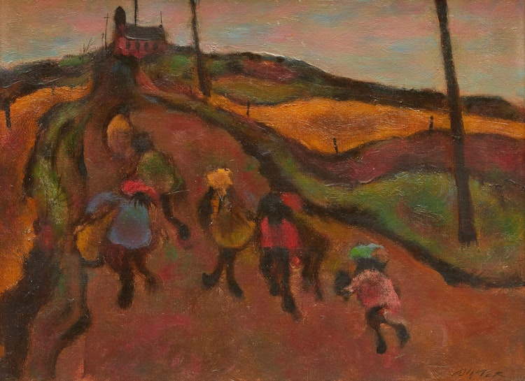 Artwork by William Arthur Winter, Country Road