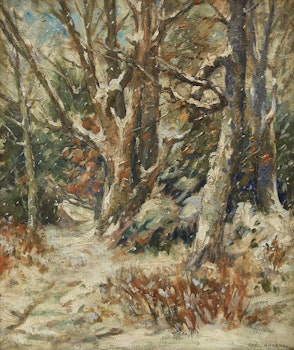 Artwork by Carl Henry von Ahrens, The First Snow