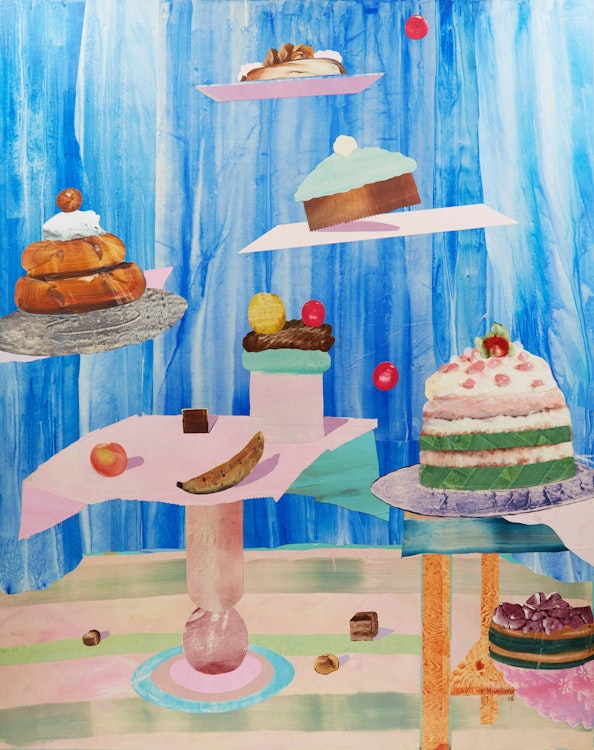 Artwork by Louis de Niverville, Untitled (Cake Display)