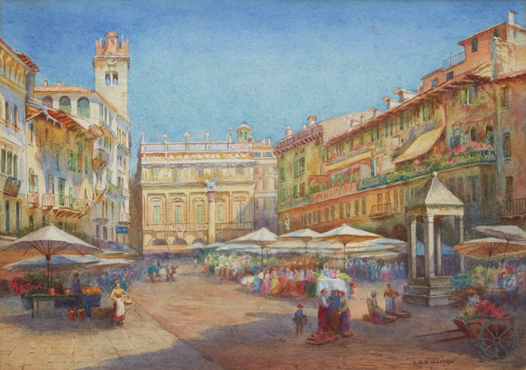 Artwork by Emily Mary Bibbens Warren, Verona
