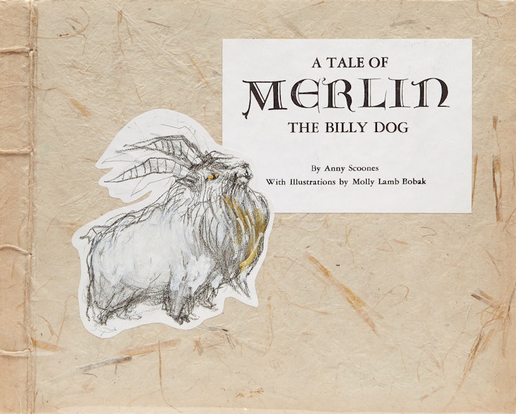 Artwork by  Books and Reference,  A Tale of Merlin the Billy Dog