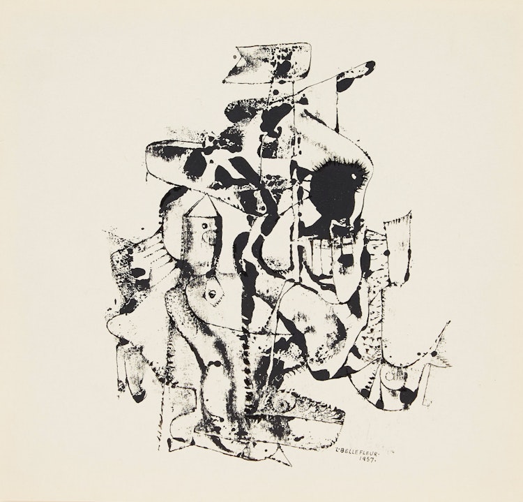 Artwork by Léon Bellefleur, Abstraction