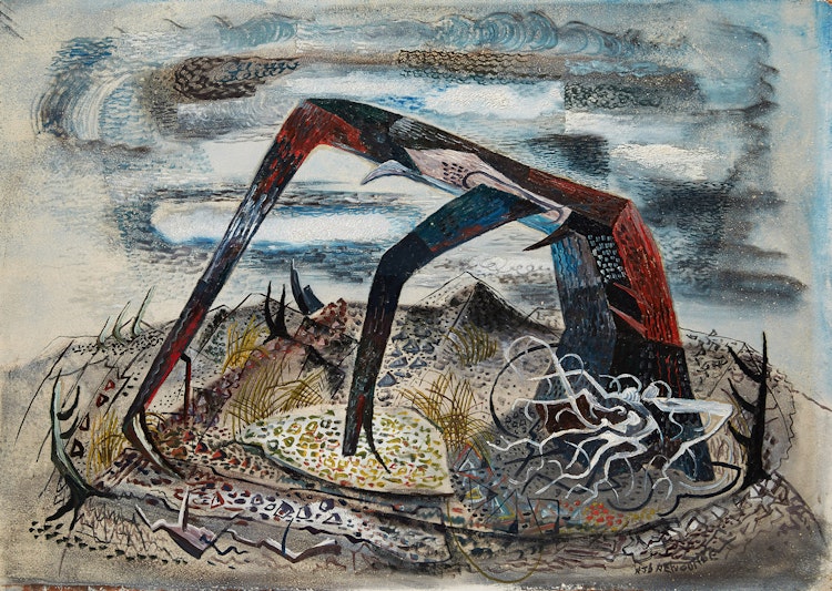 Artwork by William John Bertram Newcombe, Root Form