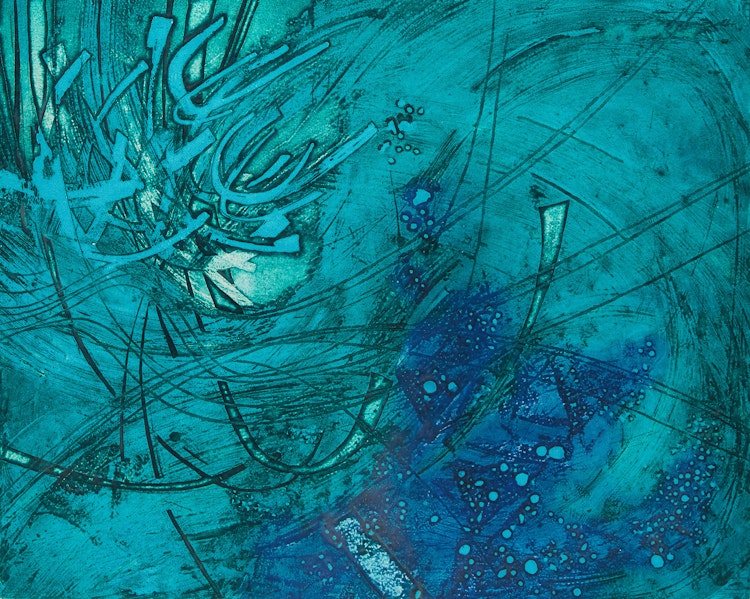 Artwork by Campbell Scott, Rough Seas