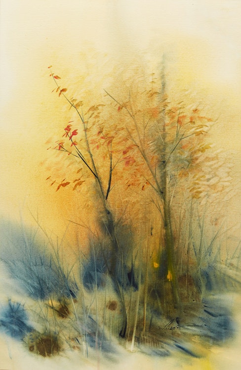 Artwork by Marjorie Pigott, A Touch of Autumn