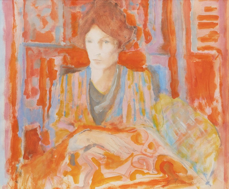 Artwork by Peter Alfred Harris, Red Interior