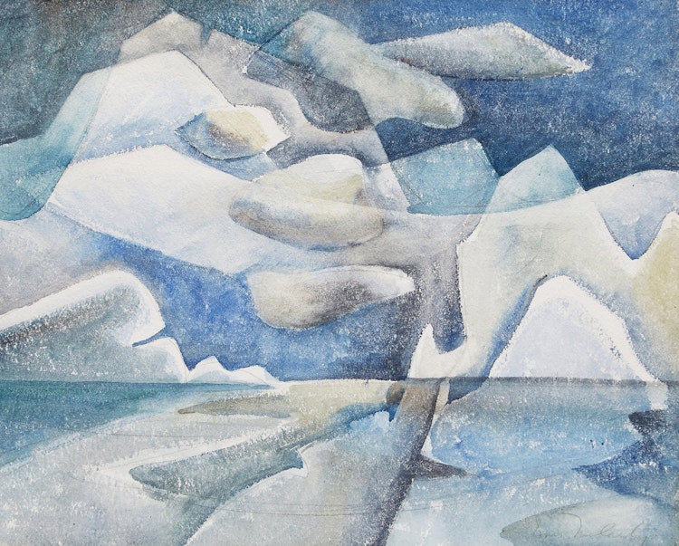 Artwork by Doris Jean McCarthy, Iceberg Fantasy