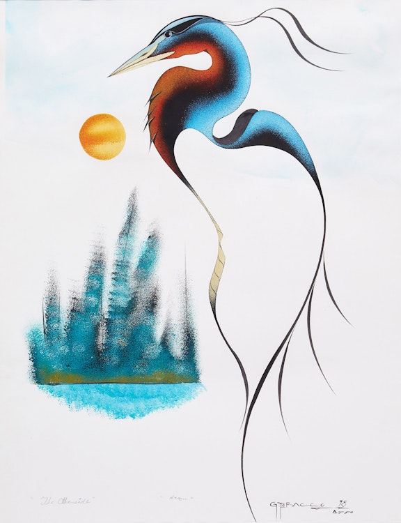 Artwork by Garnet Tobacco, The Otherside / Heron