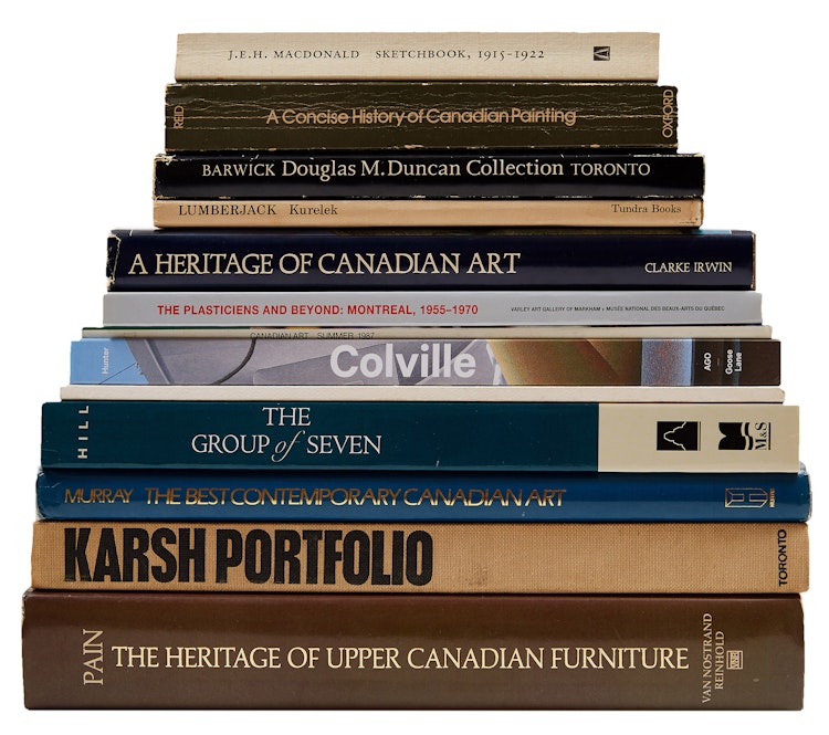 Artwork by  Books and Reference,  Selection of Thirteen Books on Canadian Art and Canadiana 