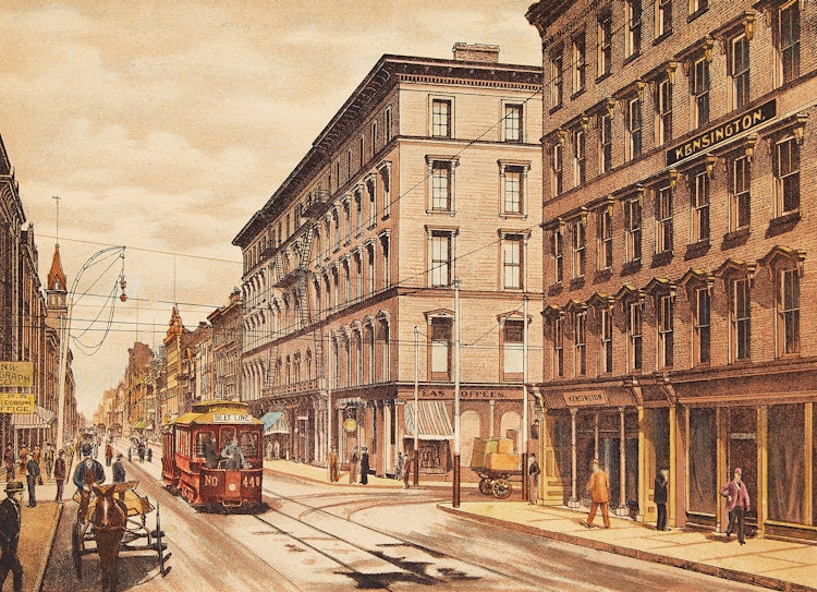 Artwork by Hough & Harris Co. Ltd. , Six Historical Prints