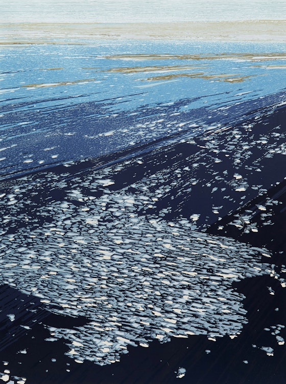 Artwork by Ronald William Bolt, Arctic Suite #4: Toward the Polar Islands
