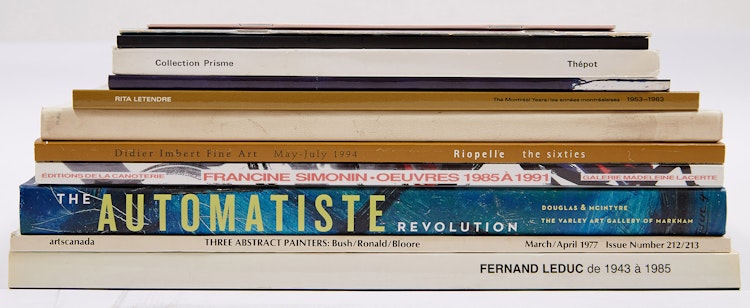 Artwork by Books and Reference, Thirteen Reference Books on Canadian Art