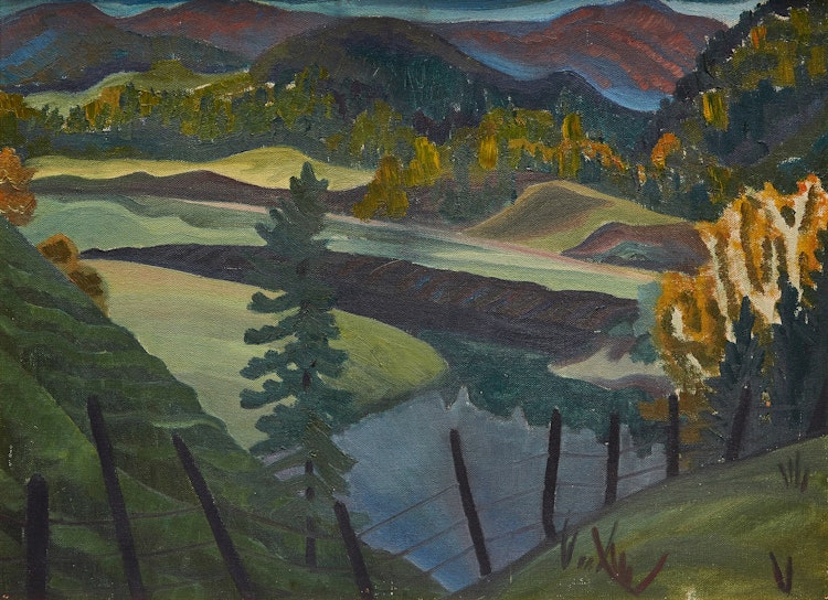 Artwork by Isabel McLaughlin, Near Piedmont, Laurentians, Quebec
