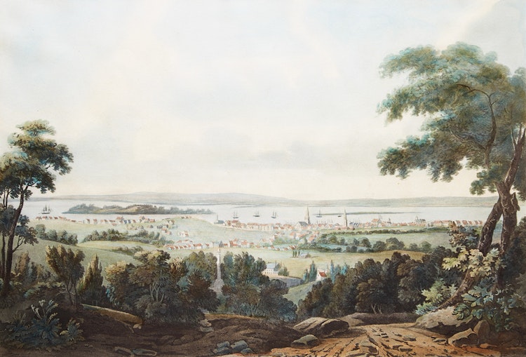 Artwork by After Edward Walsh, A View of the City of Montreal