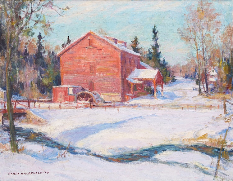 Artwork by Manly Edward MacDonald, Bruce’s Mill
