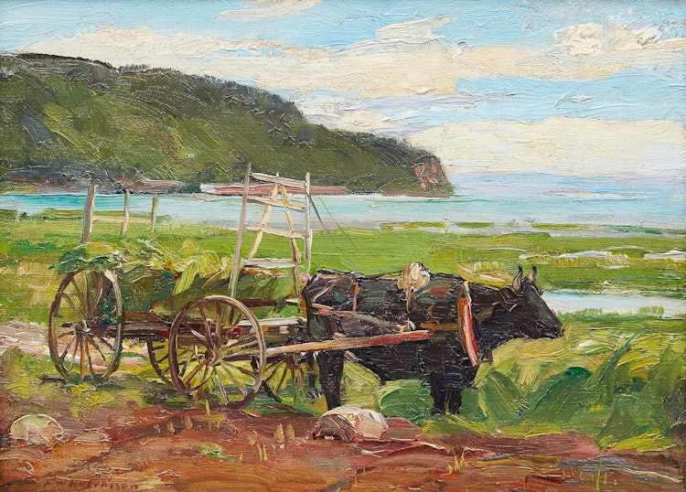 Artwork by Frederick William Hutchison,  Baie St-Paul