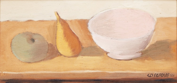 Artwork by Stanley Morel Cosgrove,  Still Life of Bowl and Fruit