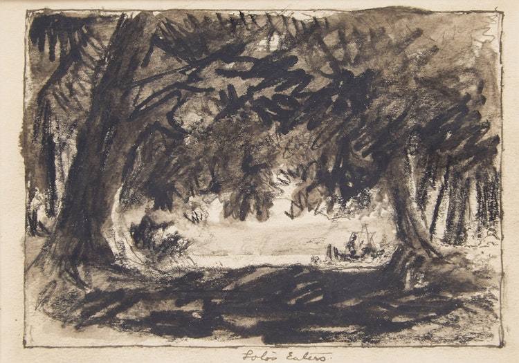 Artwork by Homer Ransford Watson, Lotus Eaters