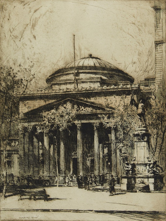 Artwork by Herbert Raine, Place des Armes