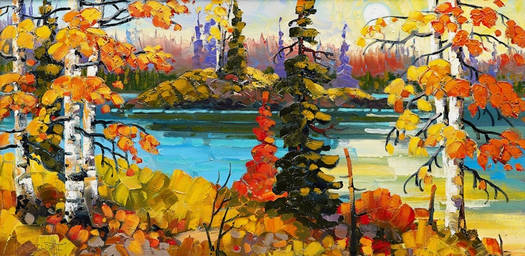 Artwork by Rod Charlesworth,  Northern Ontario Shores