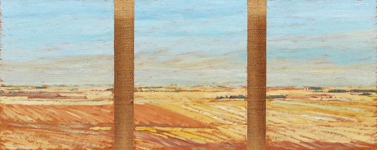 Artwork by Robert Francis Michael McInnis,  Saskatchewan Prairie