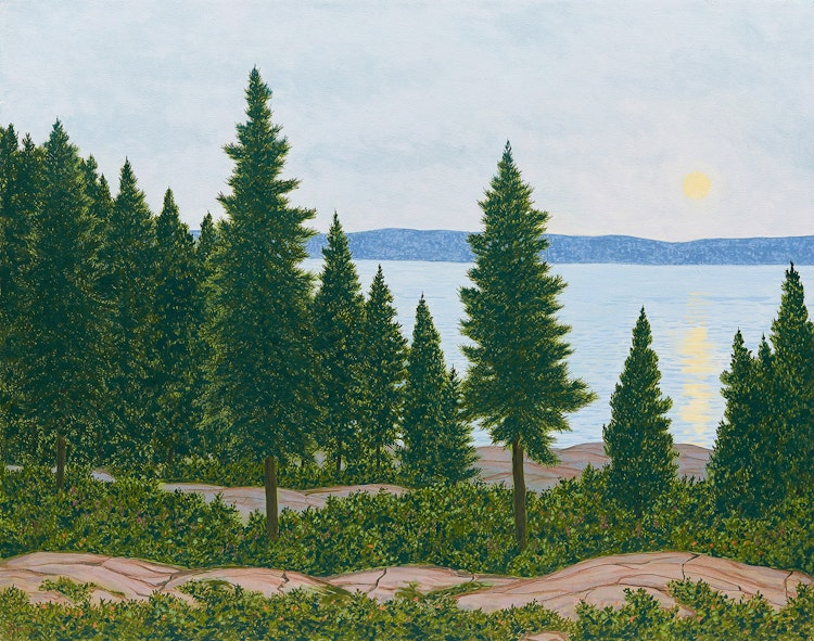 Artwork by Philip Sybal, Killarney Sunrise