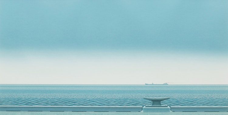 Artwork by Christopher Pratt, Gaspé Passage