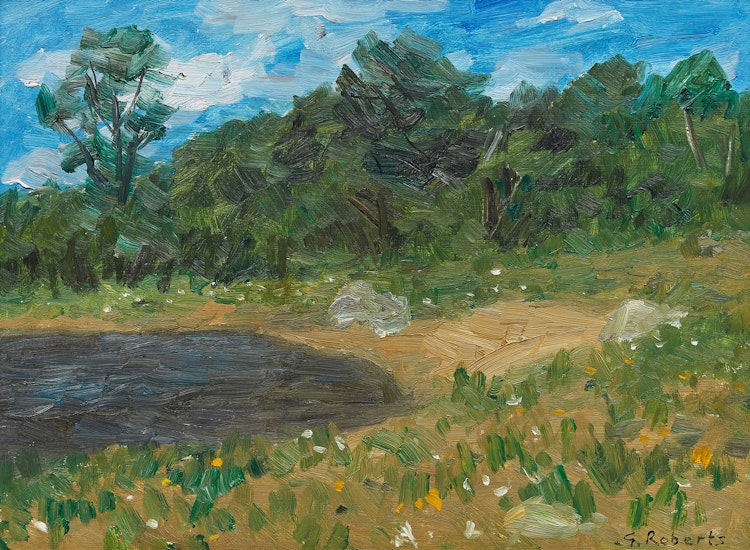 Artwork by William Goodridge Roberts, Summer Landscape